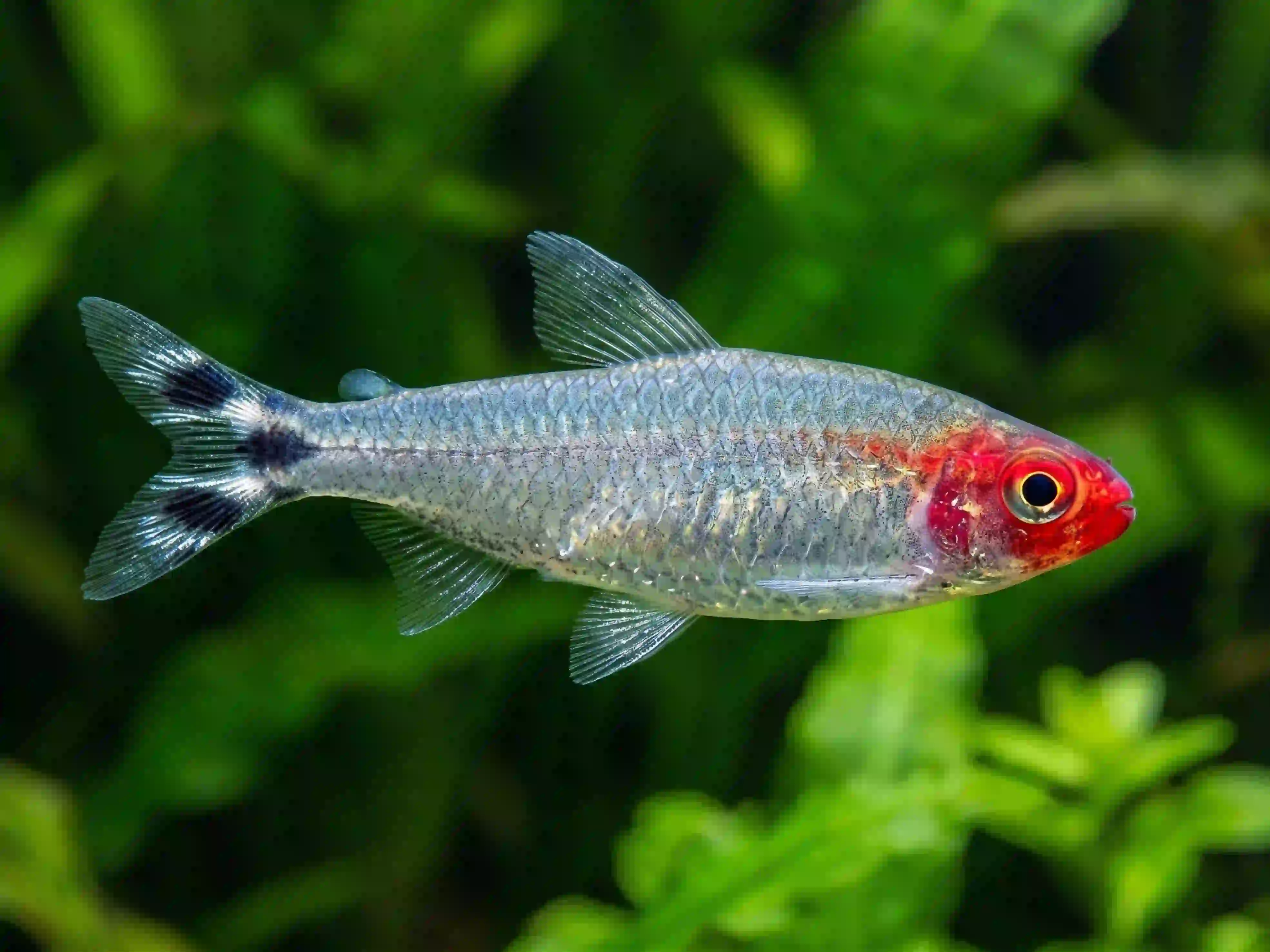 Tétra Nez Rouge aquarium Low-tech