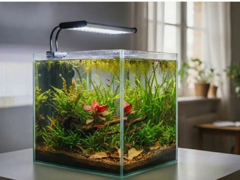 Aquarium low-tech naturel sans équipement