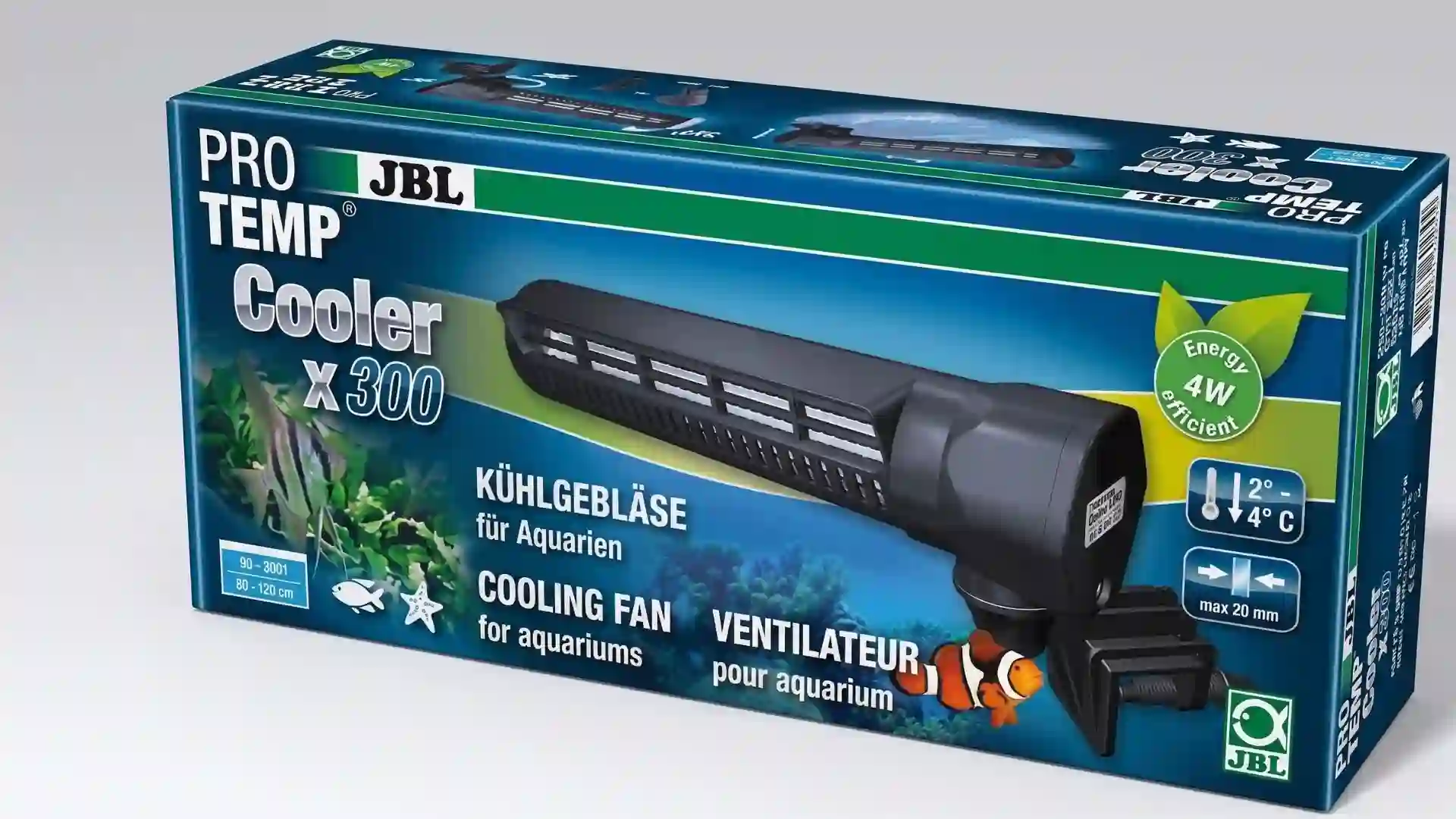 JBL PROTEMP Cooler x300 – Ventilateur de refroidissement pour aquarium