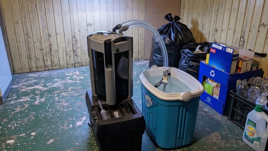 filtre externe aquarium test consommation electrique meross